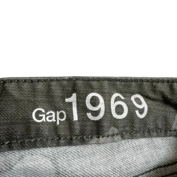 Gap 1969 Womens Camouflage Low Rise Always Skinny Zipper Pocket Jeans 27 Grunge - Picture 9 of 12